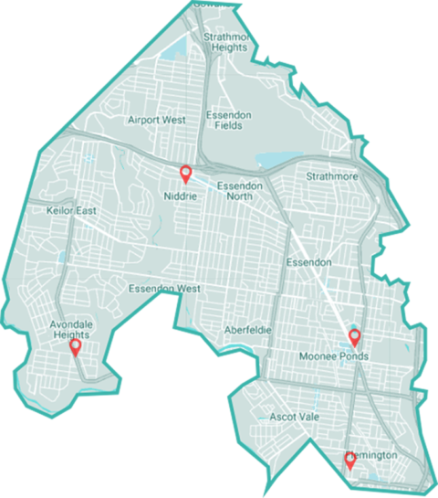 Contact Us Moonee Valley Legal Service   Map 480x545 